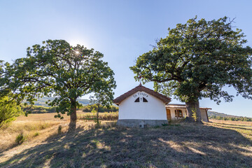 Small chapel on a hill