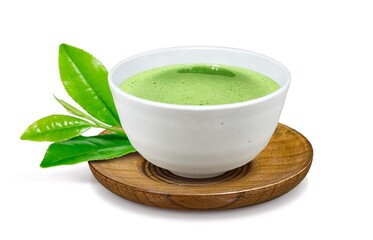 抹茶 粉茶 湯呑み イラスト リアル 