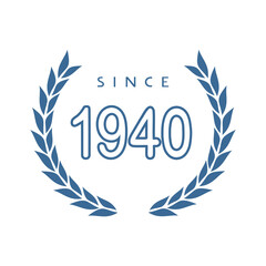 Since 1940 year anniversary celebration