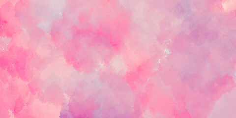 Abstract watercolor background in pink colors