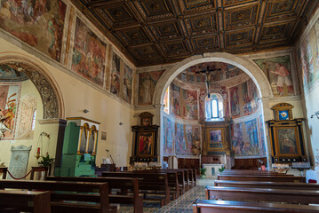 Isernia, Molise. The Sanctuary of SS Cosma e Damiano