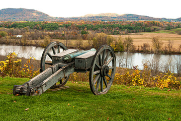 Saratoga Battlefield Cannon