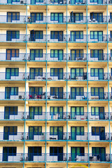 Modern apartment building in Manila, Philippines