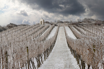 Calvary near Hnanice, Znojmo region, Southern Moravia, Czech Republic