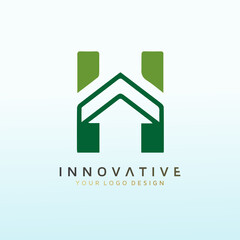New Real Estate Company Logo H