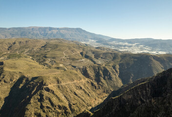mountainous landscape in the south of Almeria in Spain