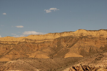 landscape in the desert