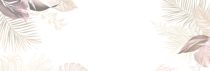 Luxurious beige and brown trendy vector design banner frame © lavendertime