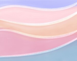 Watercolor wavy shapes with gold. Pastel gentle colors, for a spectacular presentation or advertising. Abstract background for phones and desktop.