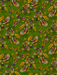 Fototapeta premium Seamless paisley pattern, ethnic print.