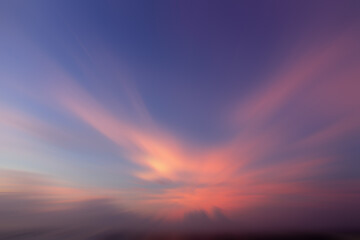 Blur sunset sky background. Blue sky with pink light background at sunrise. Sky cloud backgrounds....