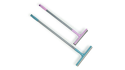 Window squeegees isolated on white background Top view