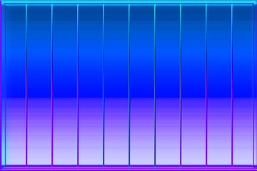 Abstract, Vertical Lines with Blue and Pink within a Border
