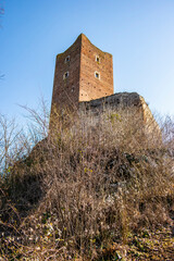 Tower of Romeo's castle in Montecchio Maggiore, Vicenza - Italy