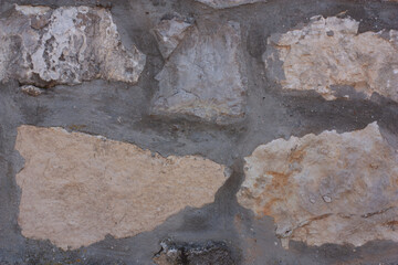 stone wall texture with plaster