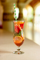 cocktail, drink, glass, alcohol, fruit, beverage, juice, cold, orange, ice, summer, fresh, food, tropical, red, milk, bar, white, party, lemon, refreshment, sweet, beach, cool, drinks , mojito