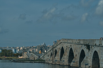 Fototapeta premium bridge over the river
