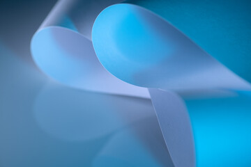 Abstract and mysterious background with multicolored lights shining