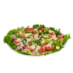 salad with tomatoes and cheese