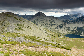 Naklejka premium Landscape of Pirin Mountain near Vihren Peak, Bulgaria