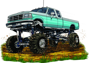 dirt race isolated on white background for poster, t-shirt print, business element, social media content, blog, sticker, vlog, and card. vector illustration. © wendy