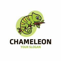 Chameleon logo template