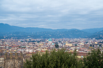 Naklejka premium Florence city view