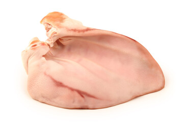 Fototapeta premium pork ears on pure white background