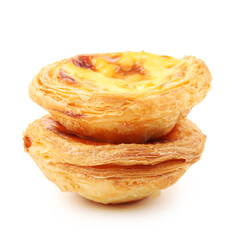 Portuguese egg custard pastry called Pastel de nata