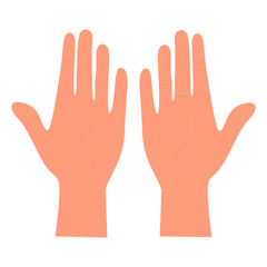 Hand gestures illustration vector illustration