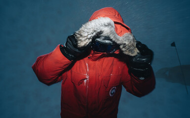Antarctica Blizzard Storm