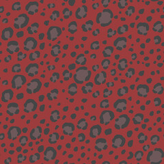 Abstract modern leopard seamless pattern. Animals trendy background. Color decorative vector stock illustration for print, card, postcard, fabric, textile. Modern ornament of stylized skin