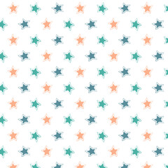 seamless background with stars