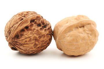 walnut isolated on white background