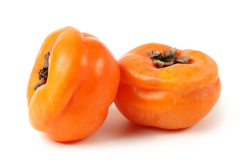 persimmon isolated on white background