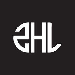 ZHL letter logo design. ZHL monogram initials letter logo concept. ZHL letter design in black background.ZHL letter logo design. ZHL monogram initials letter logo concept. ZHL letter design in black 