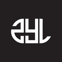 ZYL letter logo design. ZYL monogram initials letter logo concept. ZYL letter design in black background.ZYL letter logo design. ZYL monogram initials letter logo concept. ZYL letter design 