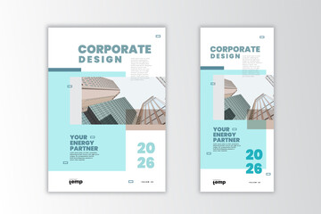 Corporate poster Layout Design Template