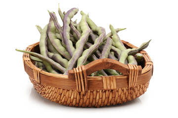 kidney bean on white background 