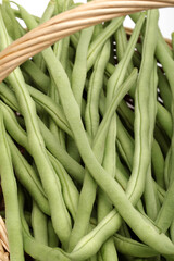 Green kidney bean  background 