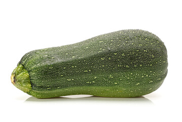 zucchini courgette isolated on white background 
