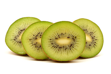 Fototapeta premium kiwi fruit on white background 