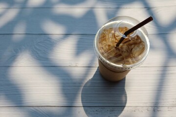 cup of coffee with ice