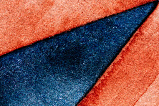 Bright Orange And Blue Texture Abstract Background
