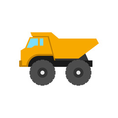 Obraz na płótnie Canvas Dump truck icon design template vector isolated illustration