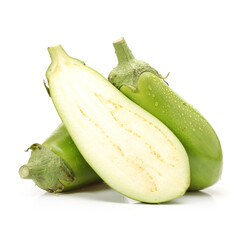 aubergine isolated on white background