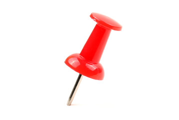 Thumbtack on white background