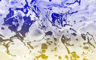 abstract watercolour blue yellow background