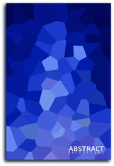  Mosaic portrait style painting. Abstract background. EPS 10.