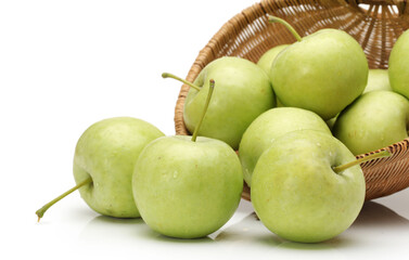apples in basket